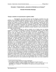 Enneada I, Tratado Quinto. ¿Aumenta la felicidad con el tiempo?