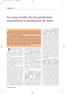 La cara oculta de los perfumes, cosméticos y