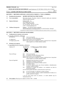 Ficha datos seguridad de producto