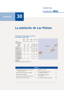 La población de Las Palmas