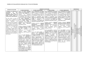 rúbrica de evaluación - Gobierno de Canarias