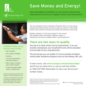 Save Money and Energy!
