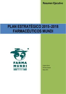 plan estratégico 2015–2018 farmacéuticos mundi