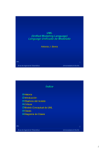 UML (Unified Modeling Language) Lenguage Unificado de