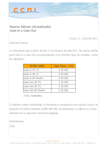 Nuevas i.ialpre-s (Actualizada) Gate In 1.r Gate I[iut