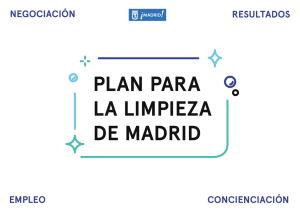 Plan Limpieza Madrid - Ayuntamiento de Madrid