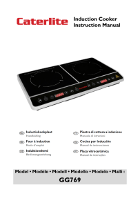 Induction Cooker Instruction Manual