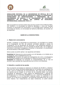 Convocatoria - Universidad de Sevilla