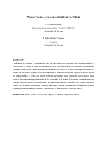 La didáctica de la música es una disciplina más que los alumnos de