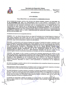 ACTA DE FALLO Página 1 de 3 - Gobierno del Estado de Colima