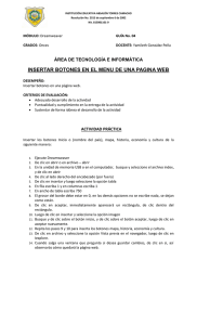 Guía # 4. Insertar botones en el menú de la página web