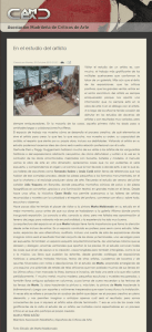 Page 1 Aseciesiůn Madrileña de Criticus de Arte En el esludie del