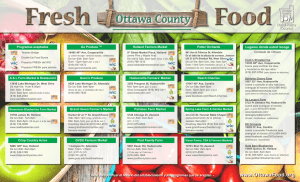 Lugares donde usted recoge - Ottawa County Food Policy Council