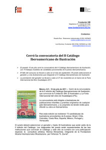 Comunicado cierre de la Convocatoria del II Catálogo de Ilustración