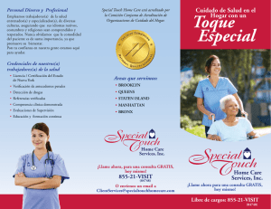 Toque Especial - Special Touch Home Care