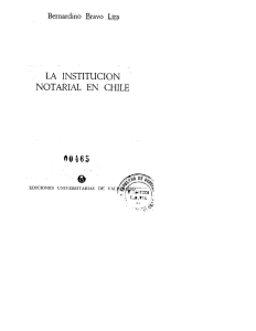 LA INSTITUCIÓN _ NOTARIAL EN CHILE