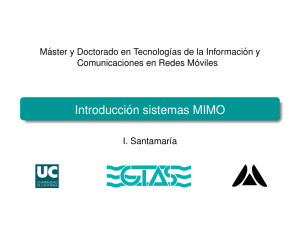Introducción sistemas MIMO