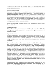 662/000131 BOLETÍN OFICIAL DE LAS CORTES GENERALES