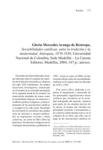 Gloria Mercedes Arango de Restrepo, Sociabilidades católicas