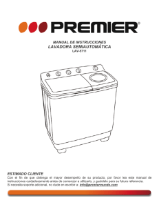 lavadora semiautomática