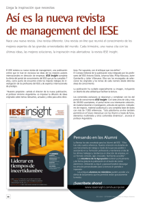 Así es la nueva revista de management del IESE