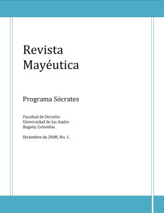 1 - Programa Sócrates - Universidad de los Andes