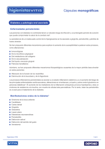 Diabetes y patología oral asociada