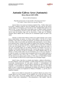 Biografía de ANTONETE GÁLVEZ / Manuel Muñoz Barberán