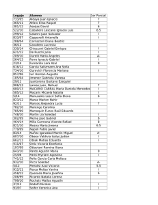 Legajo Alumno 1er Parcial 733/05 Aldaya Juan Ignacio 7 365/11