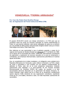 VENEZUELA: “TIERRA ARRASADA”