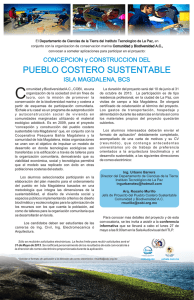 PUEBLO COSTERO SUSTENTABLE - Instituto Tecnológico de la Paz