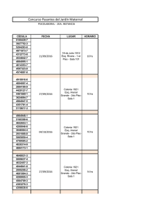 Concurso Pasantes del Jardín Maternal
