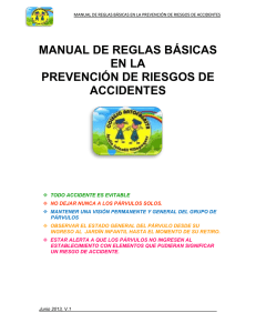 manual de reglas básicas en la prevención de riesgos de accidentes