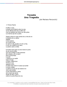 Yocasta Una Tragedia - Dramaturgia Uruguaya