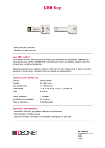 Product sheet USB Key
