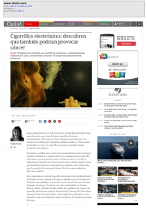 Cigarrillos electrónicos: descubren que también podrían provocar