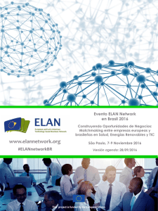 Evento ELAN Network en Brasil 2016