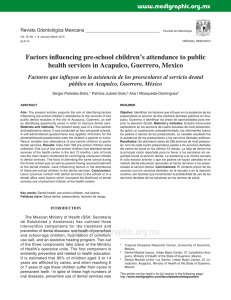 Factors influencing pre-school children`s