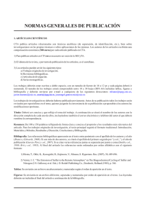 publication rules - Sociedad Española de Cromatografía y Técnicas