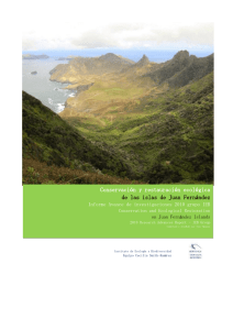 Conservación y restauración ecológica de las islas de Juan
