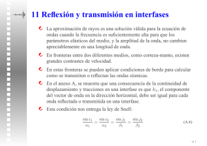 11 Reflexión y transmisión en interfases