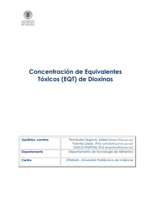 Concentración de Equivalentes Tóxicos (EQT)