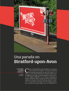 Stratford-upon-Avon - Universidad de Antioquia