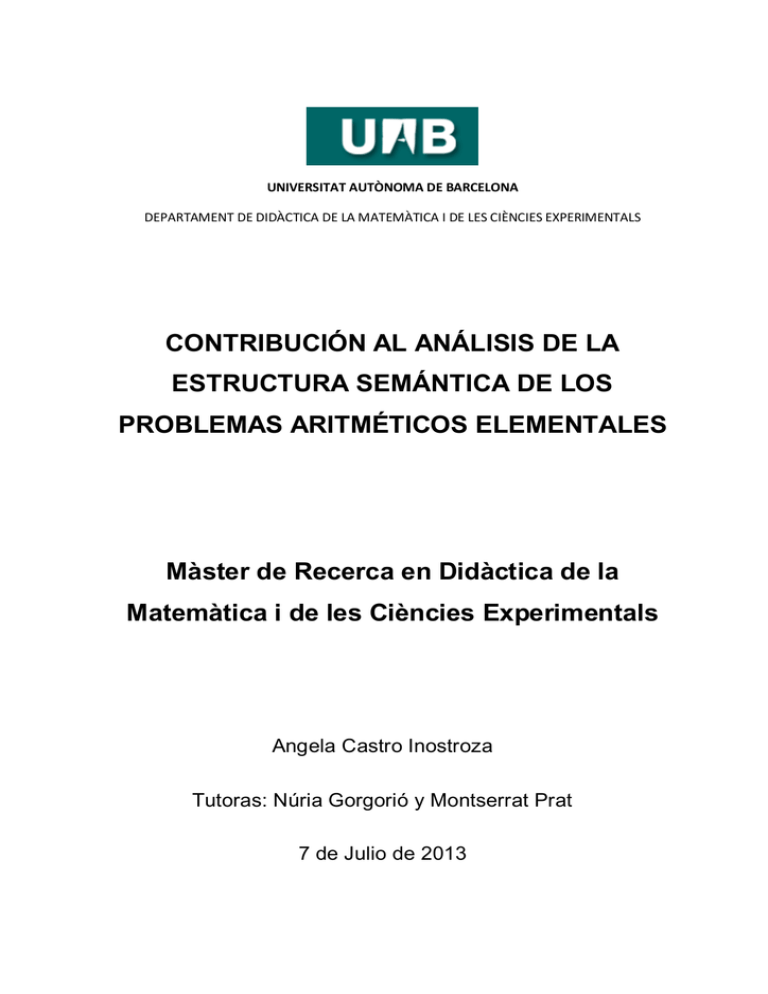 Contribuci N Al An Lisis De La Estructura Sem Ntica