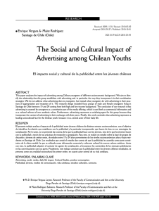 The Social and Cultural Impact of Advertising among Chilean Youths