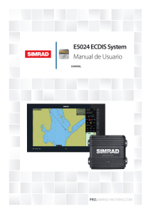 E5024 ECDIS System Manual de Usuario