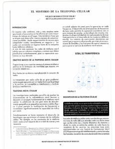 EL MISTERIO DE LA TELEFONIA CELULAR