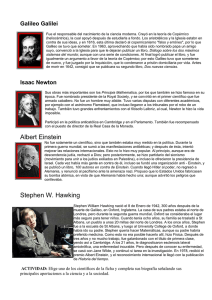 Grandes biografías de físicos