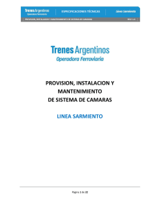 Especificación Técnica - Trenes Argentinos Operadora Ferroviaria