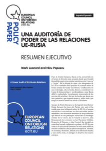 polic Y paper - European Council on Foreign Relations